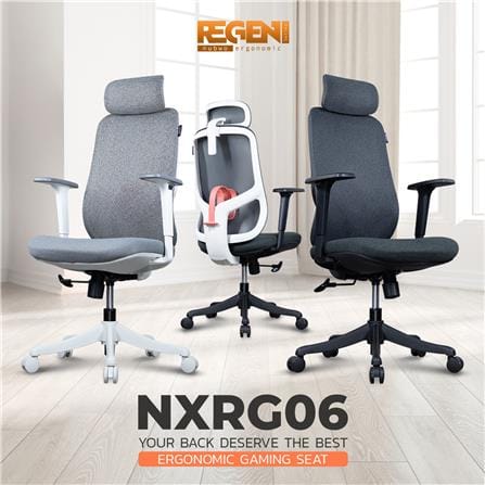 เก้าอี้เพื่อสุขภาพ NUBWO NXRG06 สีดำ_5