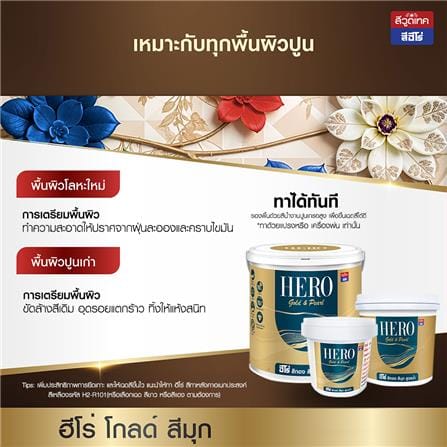 สีน้ำทาภายนอก ชนิดเงา WOODTECT HERO PEARL EFFECT BASE A MU-100 สีมุกขาว 0.2 ลิตร_2
