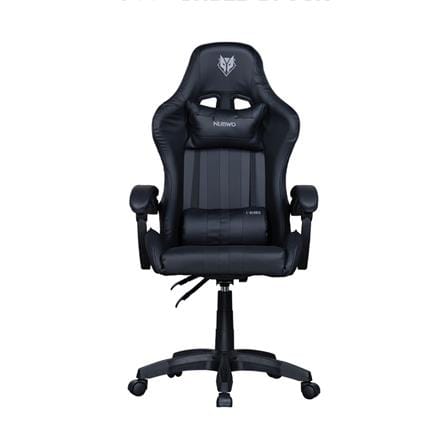 เก้าอี้เกมมิ่ง NUBWO L201 SUPER BLACK สีดำ_1