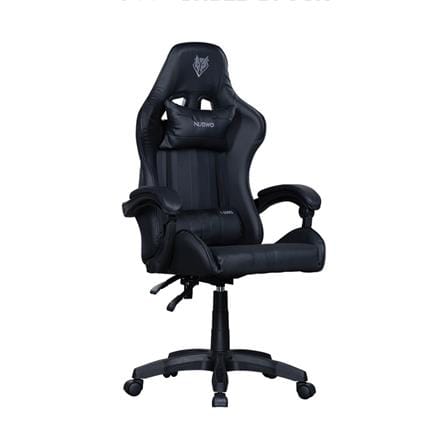 เก้าอี้เกมมิ่ง NUBWO L201 SUPER BLACK สีดำ_2