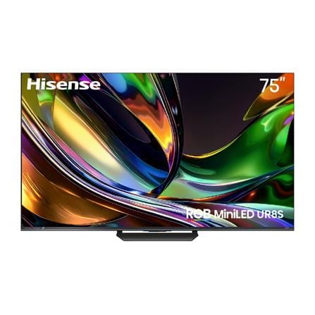 ทีวีอาร์จีบี มินิแอลอีดี 75 นิ้ว HISENSE (4K, MINI LED, VIDAA) 75UR8S_0
