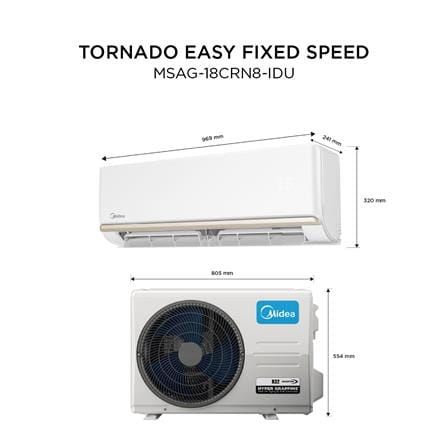 แอร์ผนัง MIDEA MSAG18CRN8 18250 บีทียู_5