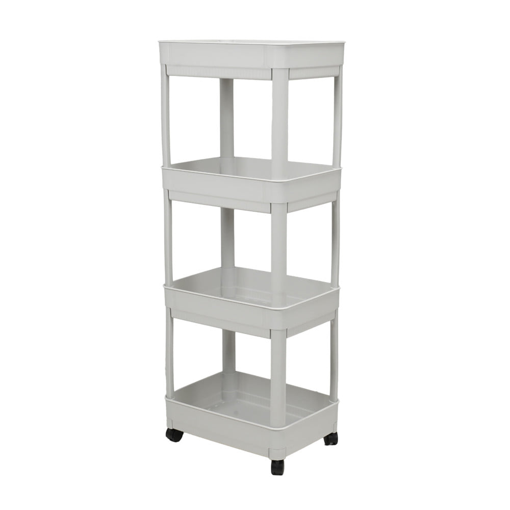 ชั้นพลาสติก 4 ชั้น STACKO NAMI 43x32x106 ซม. สีเทา