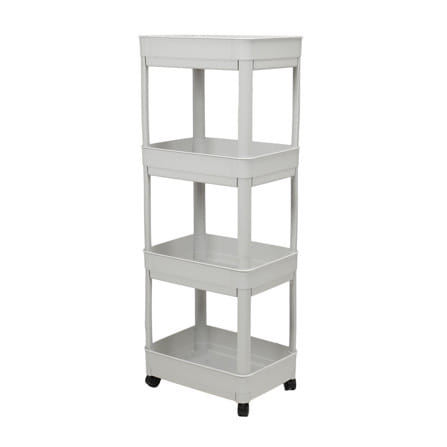 ชั้นพลาสติก 4 ชั้น STACKO NAMI 43x32x106 ซม. สีเทา_0