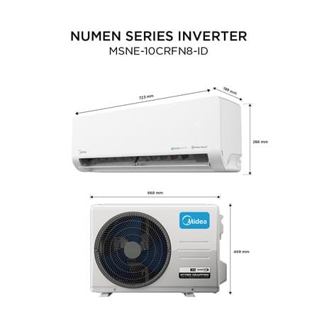 แอร์ผนัง MIDEA 10CRFN 9360 บีทียู อินเวอร์เตอร์_5