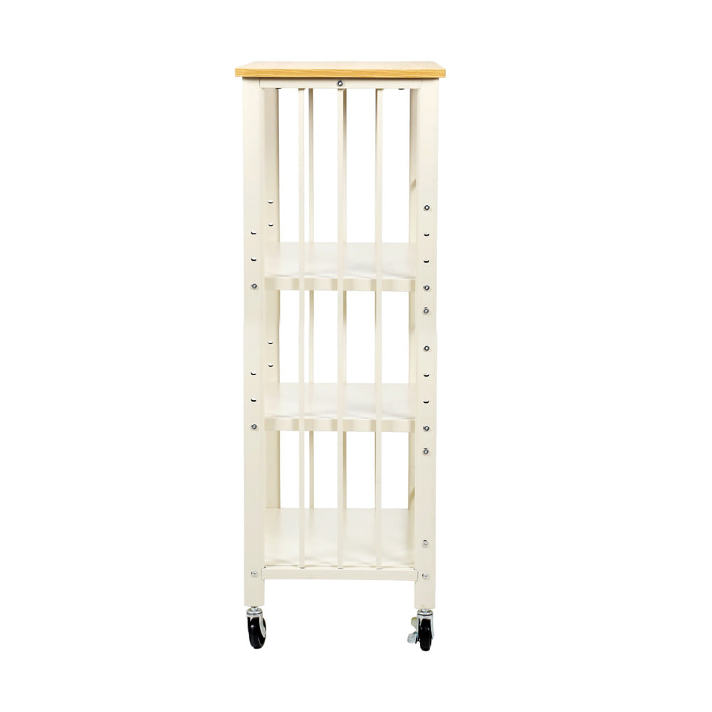 ชั้นวางของ 4 ชั้น STACKO YUKI 60x38x115 ซม. สีขาว