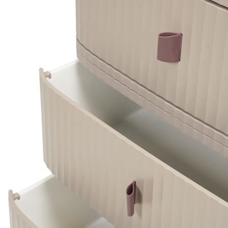 ตู้ลิ้นชัก 4 ชั้น STACKO TOMO 52x39.5x88 ซม. สีน้ำตาล_2