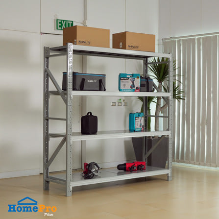 ชั้นเหล็ก 4 ชั้น MATALL 200x60x200 ซม. สีเทา_2