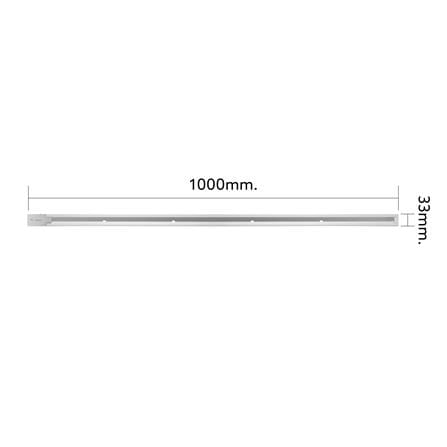 รางไฟแทรคไลท์ LAMPTAN RAIL ECO 1 เมตร สีขาว_6