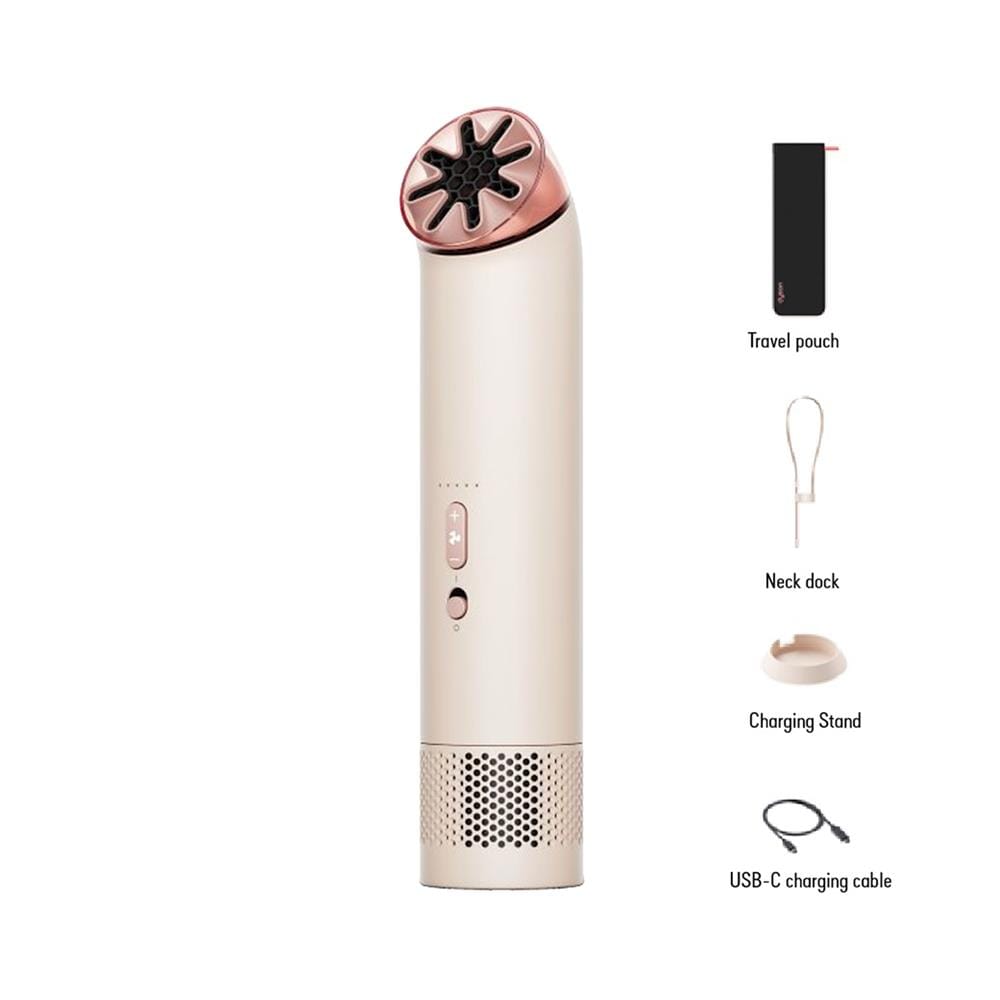 พัดลมพกพา DYSON HUSTJET MINI COOL PF01-A สี STONE/BLUSH
