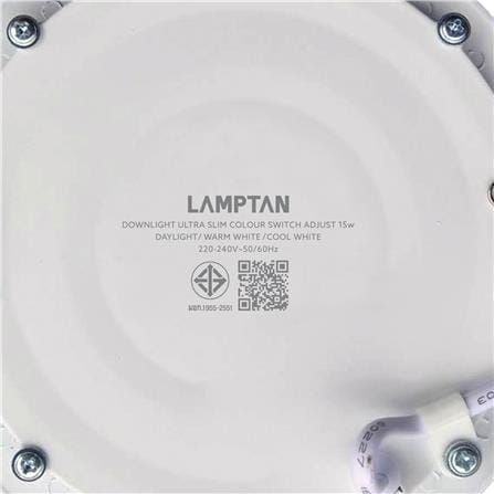 ดาวน์ไลท์ LED LAMPTAN ADJUST 7 นิ้ว 15 วัตต์ DAYLIGHT/COOL WHITE/WARM WHITE สีขาว_8