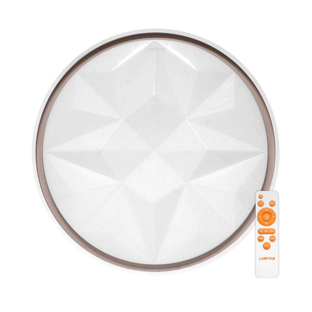 ไฟเพดาน LED LAMPTAN DIAMOND 19.5 นิ้ว 50 วัตต์ DAYLIGHT/COOL WHITE/WARM WHITE