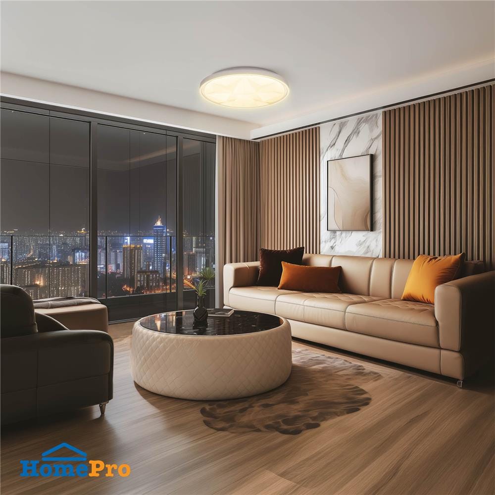 ไฟเพดาน LED LAMPTAN DIAMOND 19.5 นิ้ว 50 วัตต์ DAYLIGHT/COOL WHITE/WARM WHITE