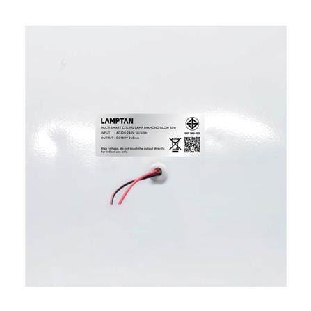 ไฟเพดาน LED LAMPTAN DIAMOND 19.5 นิ้ว 50 วัตต์ DAYLIGHT/COOL WHITE/WARM WHITE_9