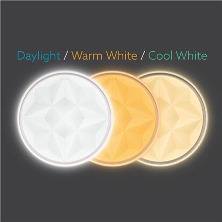 ไฟเพดาน LED LAMPTAN DIAMOND 19.5 นิ้ว 50 วัตต์ DAYLIGHT/COOL WHITE/WARM WHITE_7
