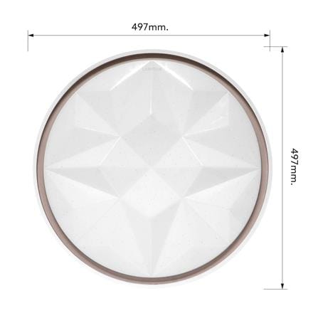ไฟเพดาน LED LAMPTAN DIAMOND 19.5 นิ้ว 50 วัตต์ DAYLIGHT/COOL WHITE/WARM WHITE_8