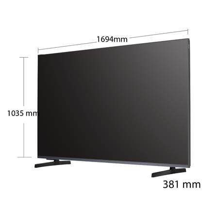 ทีวีคิวแอลอีดี 75 นิ้ว HISENSE (4K, QLED, VIDAA) 75S7S_13