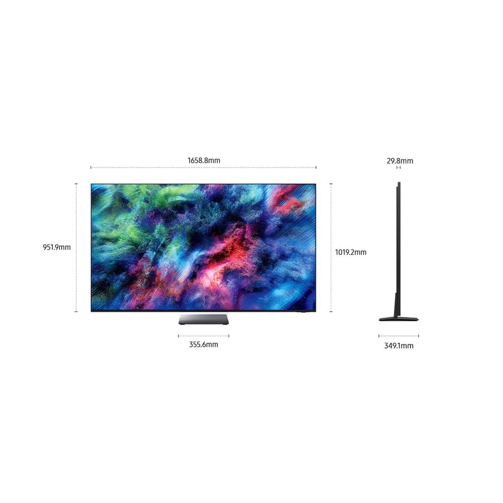 ทีวีไมโคร อาร์จีบี 75 นิ้ว SAMSUNG (4K, MICRO RGB, TIZEN) MRA75R95HAKXXT