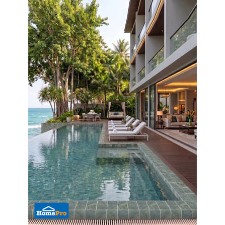 โมเสคพอร์ซเลน 30x30 ซม. COTTO 4SR1 เอิร์ธ อัลไพน์ มิกซ์ เขียว_2