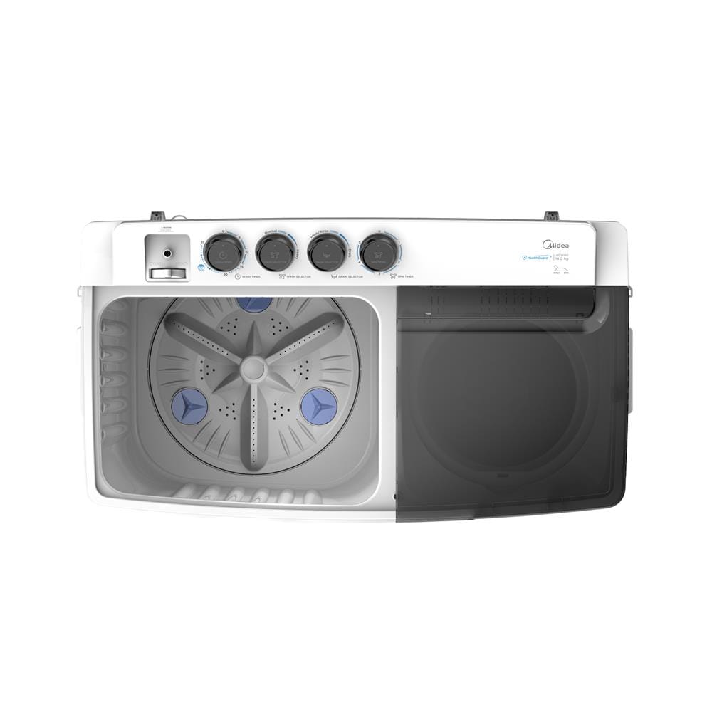 เครื่องซักผ้า 2 ถัง MIDEA MT100W180 18 กก. สีขาว