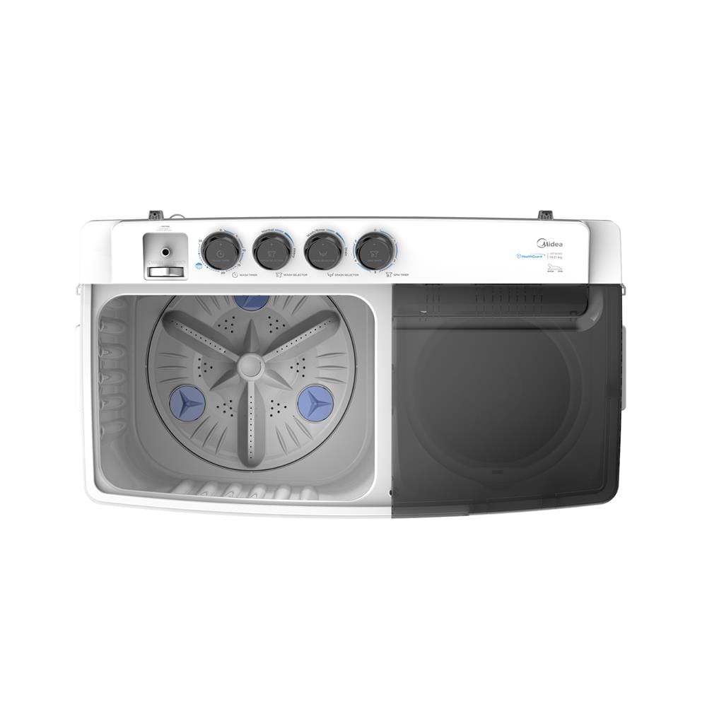 เครื่องซักผ้า 2 ถัง MIDEA MT100 14 กก. สีขาว