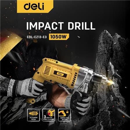 สว่านกระแทก DELI EDL-CZ13-E3 1050 วัตต์_1