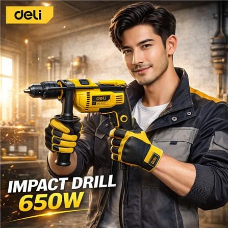 สว่านกระแทก DELI EDL-CZ13-E5 650 วัตต์_1