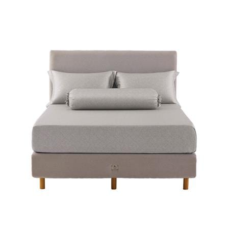 ชุดผ้าปูที่นอน 6 ฟุต (ชุด 5 ชิ้น) DUNLOPILLO VERONA VRN-01 S26 COIN GREY_1