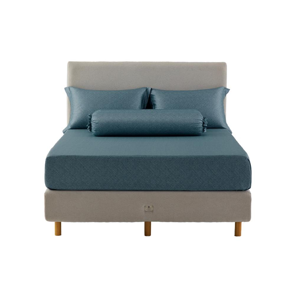ชุดผ้าปูที่นอน 5 ฟุต (ชุด 5 ชิ้น) DUNLOPILLO VERONA VRN-06 S26 BLUE JEANS