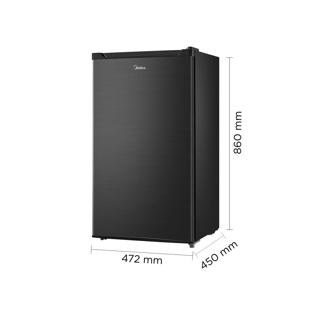 ตู้เย็น 1 ประตู MIDEA RD142FGG28THD 3.3 คิว สีดำ อินเวอร์เตอร์
