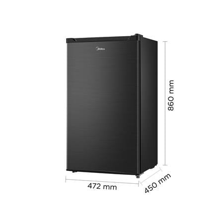 ตู้เย็น 1 ประตู MIDEA RD142FGG28THD 3.3 คิว สีดำ อินเวอร์เตอร์_11