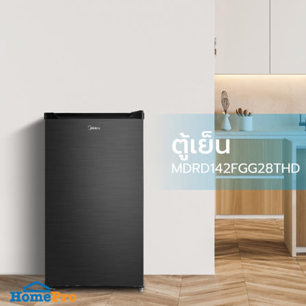 ตู้เย็น 1 ประตู MIDEA RD142FGG28THD 3.3 คิว สีดำ อินเวอร์เตอร์_5