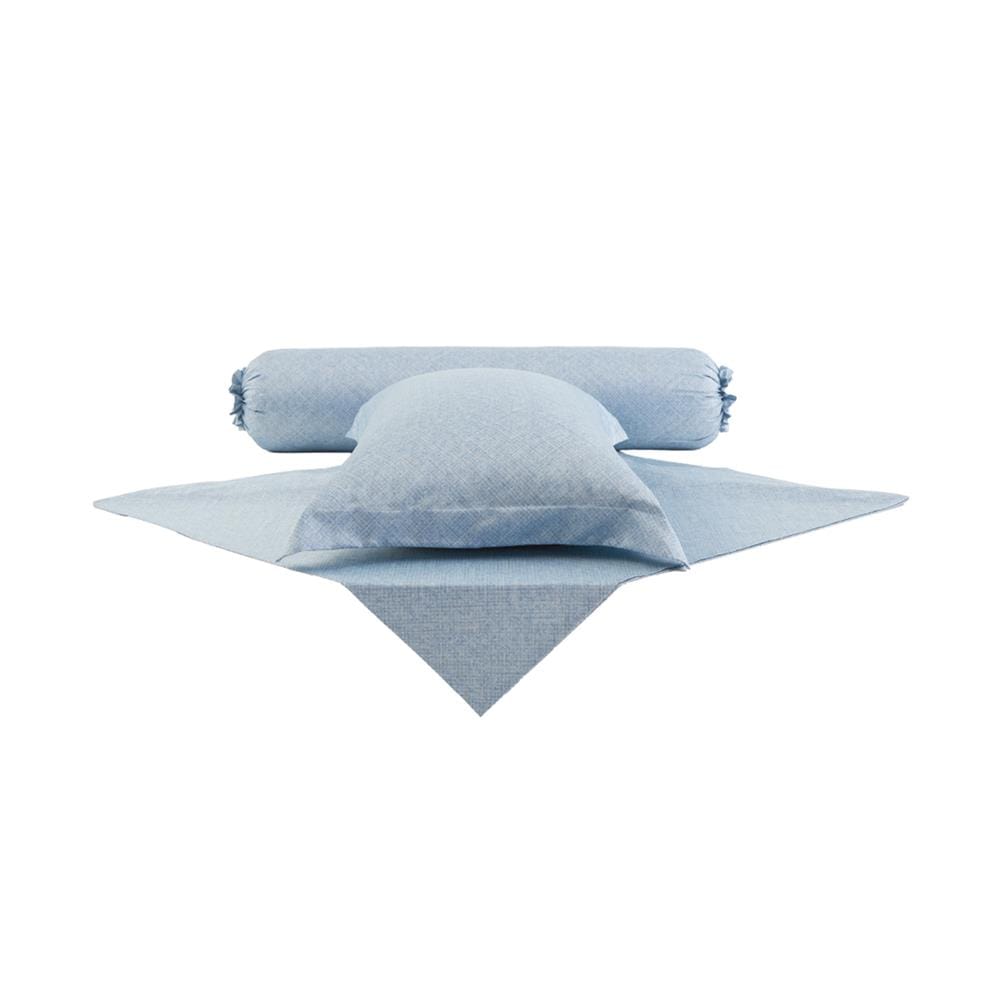 ชุดผ้าปูที่นอน 3.5 ฟุต (ชุด 3 ชิ้น) DUNLOPILLO VERONA VRN-02 S26 ICE BLUE