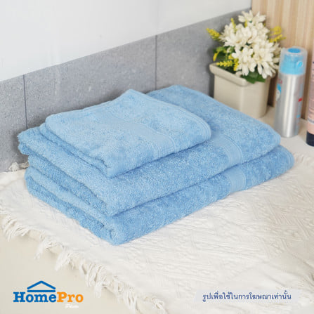 ผ้าขนหนู HOME LIVING STYLE MIKA 30x60 นิ้ว สี BLUE_4
