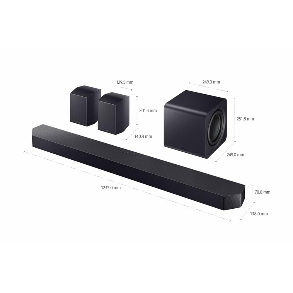 ซาวด์บาร์ SAMSUNG HW-Q990H/XT 11.1.4CH 756 วัตต์ สีดำ
