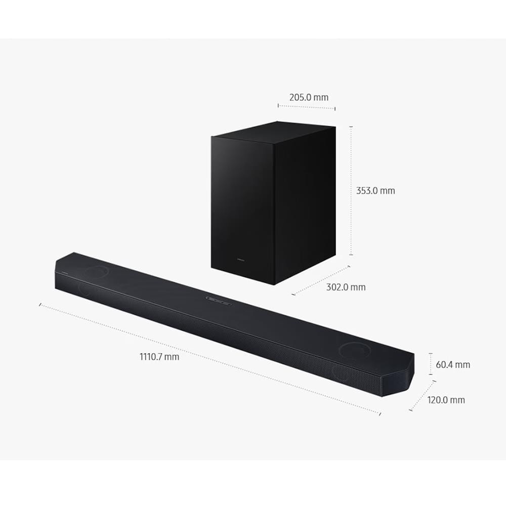 ซาวด์บาร์ SAMSUNG HW-Q600H/XT 3.1.2CH 360 วัตต์ สีดำ