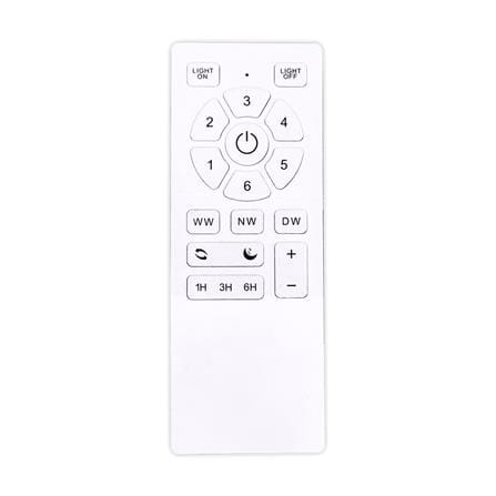 พัดลมมีโคมไฟ LED CARINI ARCADIA 1011-LWH 52 นิ้ว 24 วัตต์ DAYLIGHT/COOL WHITE/WARM WHITE สีขาว_2