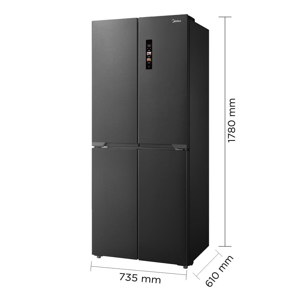 ตู้เย็น MULTI DOOR MIDEA MDRF550FGF30TH 14.4 คิว สีดำ