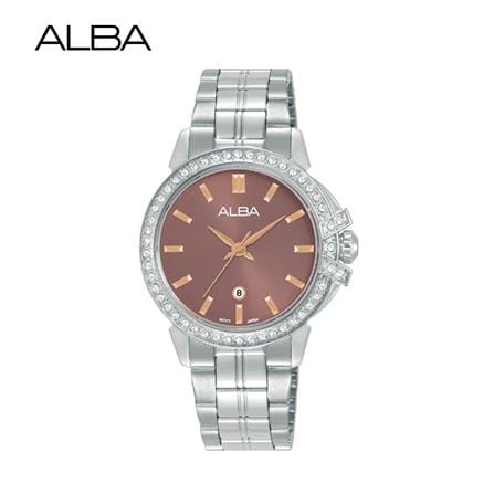 นาฬิกาข้อมือผู้หญิง ALBA รุ่น SIGNA AH7CX5X ขนาด 34 มม. สีแดง