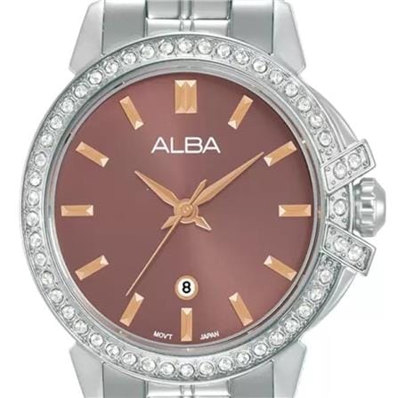 นาฬิกาข้อมือผู้หญิง ALBA รุ่น SIGNA AH7CX5X ขนาด 34 มม. สีแดง_1