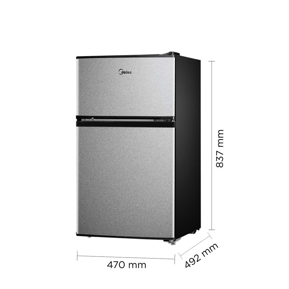 ตู้เย็น 2 ประตู MIDEA MD RT134FGG50TH 3.1 คิว สีเงิน