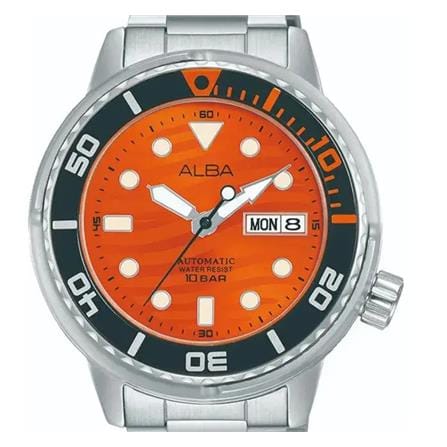 นาฬิกาข้อมือผู้ชาย ALBA รุ่น MINI TUNA AL4343X ขนาด 43 มม. สีส้ม_1