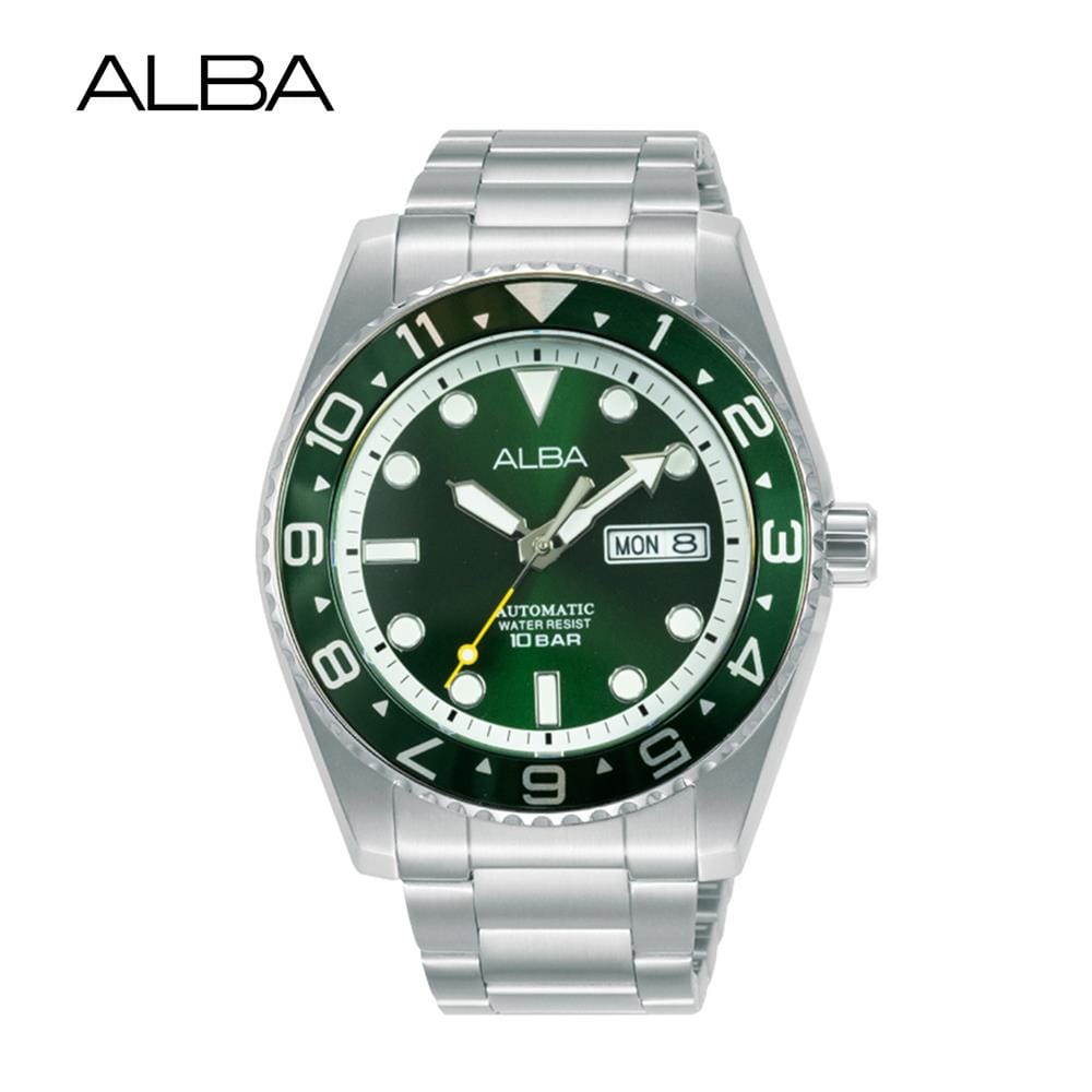 นาฬิกาข้อมือผู้ชาย ALBA รุ่น SPORTIVE AL4513X ขนาด 43 มม. สีเขียว