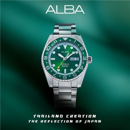 นาฬิกาข้อมือผู้ชาย ALBA รุ่น SPORTIVE AL4513X ขนาด 43 มม. สีเขียว_4