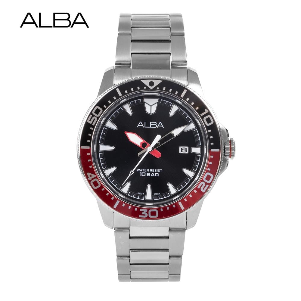 นาฬิกาข้อมือผู้ชาย ALBA รุ่น SPORTIVE AS9T99X ขนาด 44 มม. สีดำ