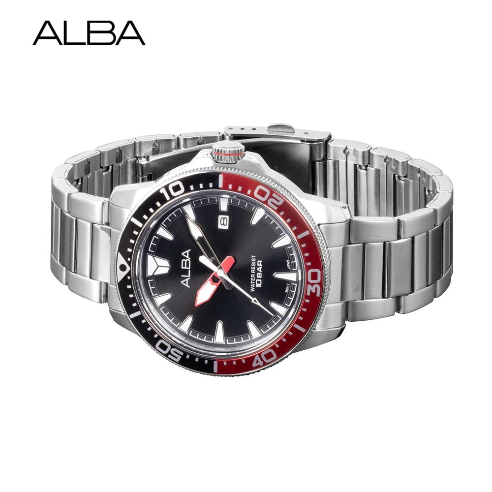 นาฬิกาข้อมือผู้ชาย ALBA รุ่น SPORTIVE AS9T99X ขนาด 44 มม. สีดำ