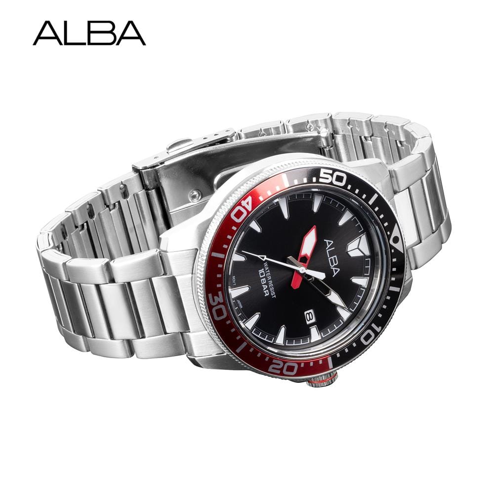 นาฬิกาข้อมือผู้ชาย ALBA รุ่น SPORTIVE AS9T99X ขนาด 44 มม. สีดำ