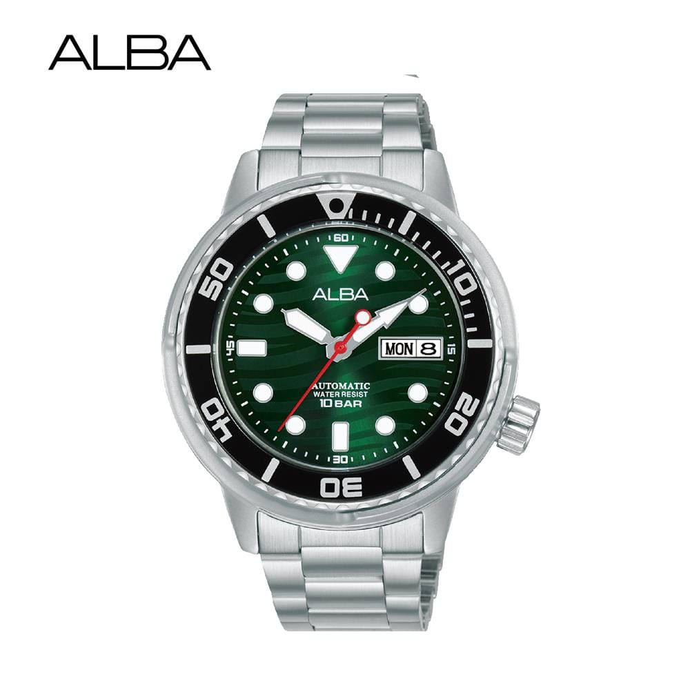นาฬิกาข้อมือผู้ชาย ALBA รุ่น MINI TUNA AL4339X ขนาด 43 มม. สีเขียว
