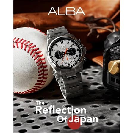 นาฬิกาข้อมือผู้ชาย ALBA รุ่น SPORTIVE AT3K35X ขนาด 42.5 มม. สีดำ_4