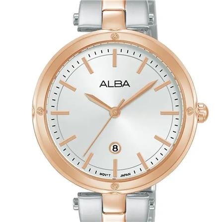 นาฬิกาข้อมือผู้หญิง ALBA รุ่น IKEBANA AH7DD6X ขนาด 32 มม. สีขาว_1